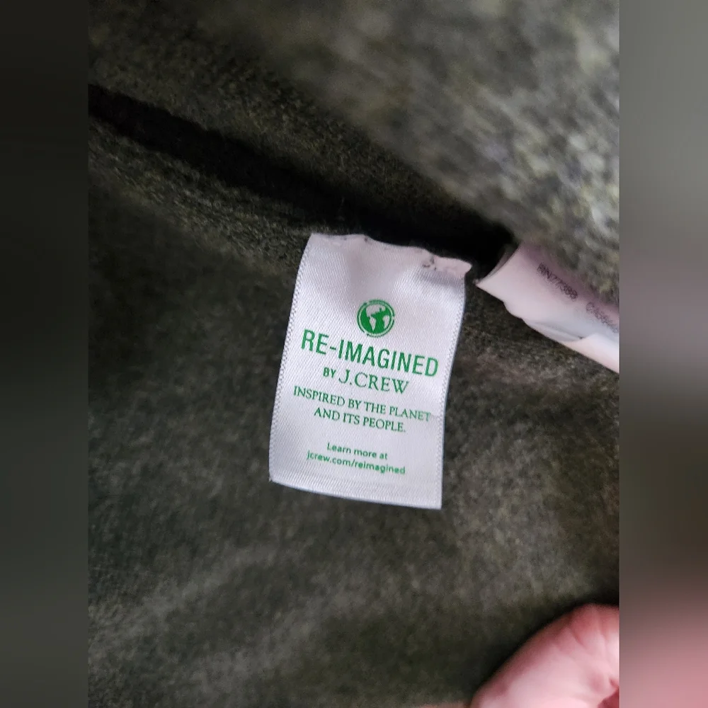 J.Crew‎ Green Vanessa Sweater Jacket Size XS
